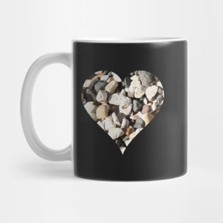 Seaside Beach Pebbles Pattern Mug